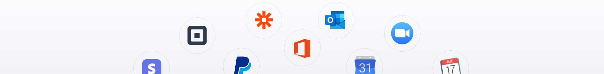 Various apps that integrate with Appointy's Scheduling Software